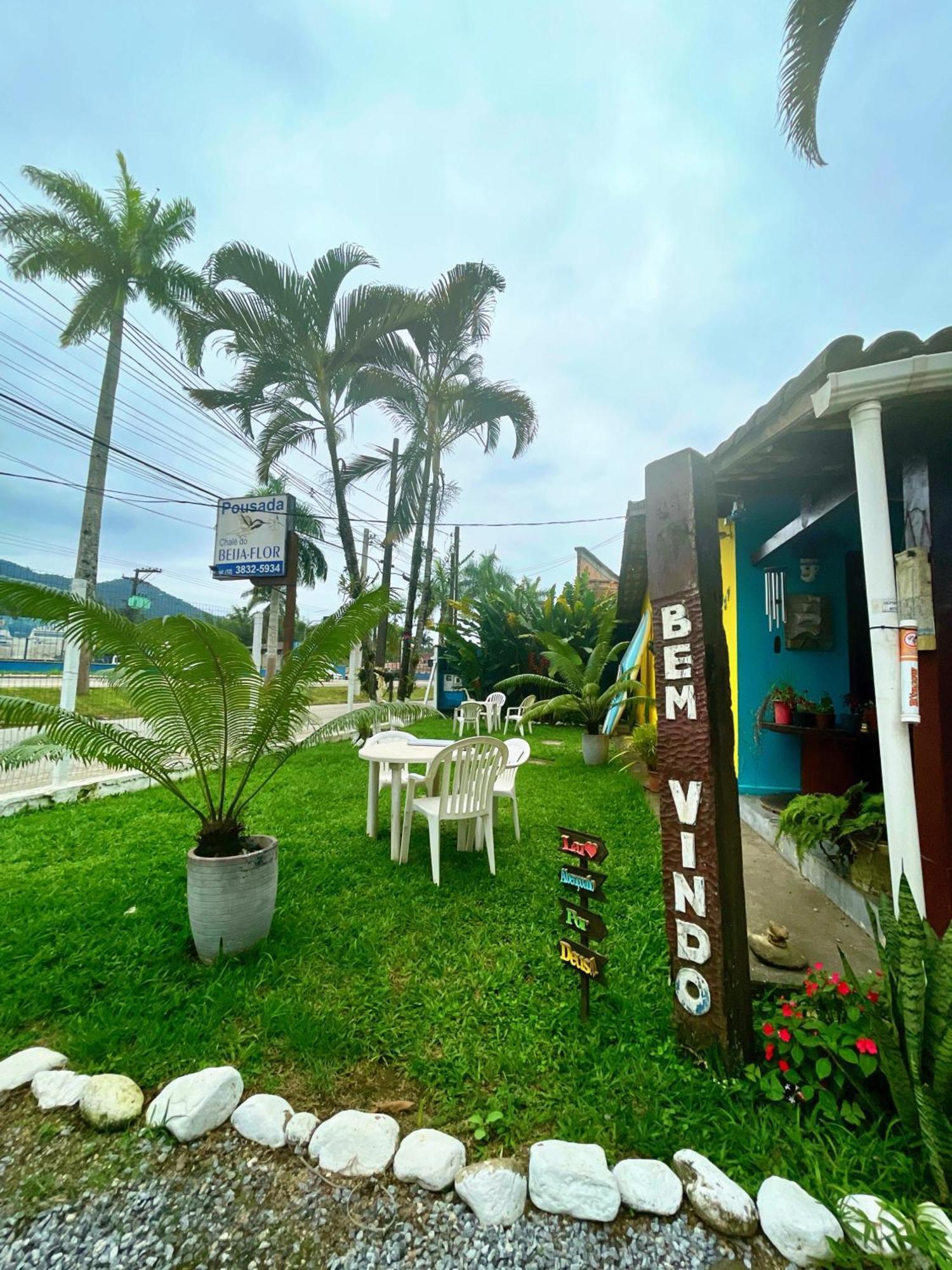 Pousada Chalé do Beija Flor Ubatuba Esterno foto